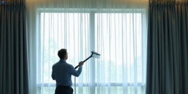 Commercial curtain stain removal service carrara hotels offices restaurants