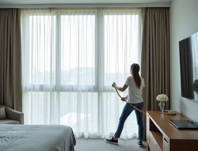 Carrara Sheer Curtain Cleaning